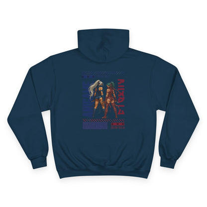 AniGame X Champion Hoodie | Level Up Style, Cozy Streetwear, Perfect Gift for Friends, Relaxed Aesthetic, Casual Wear
