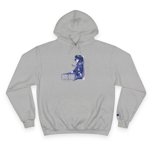 AniGame X Champion “PATIENCE” Hoodie | Level Up Style, Cozy Streetwear, Perfect Gift for Friends, Relaxed Aesthetic, Casual Wear