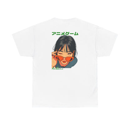AniGame “Orange Wassup” T-Shirt , Vintage Anime Shirt, Unisex Cotton T-Shirt, Casual Graphic Wear