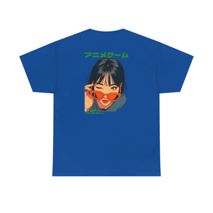 AniGame “Orange Wassup” T-Shirt , Vintage Anime Shirt, Unisex Cotton T-Shirt, Casual Graphic Wear