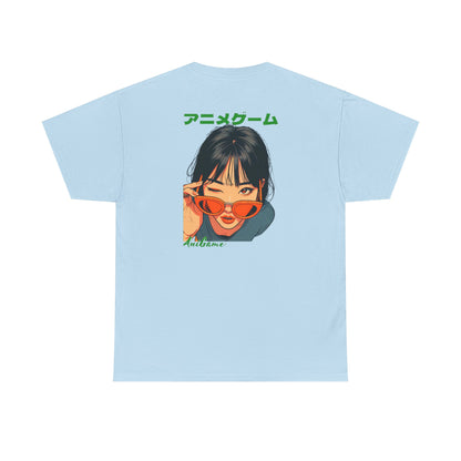 AniGame “Orange Wassup” T-Shirt , Vintage Anime Shirt, Unisex Cotton T-Shirt, Casual Graphic Wear