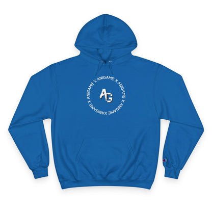 AniGame X Champion Hoodie | Level Up Style, Cozy Streetwear, Perfect Gift for Friends, Relaxed Aesthetic, Casual Wear
