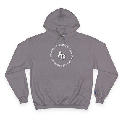 AniGame X Champion Hoodie | Level Up Style, Cozy Streetwear, Perfect Gift for Friends, Relaxed Aesthetic, Casual Wear