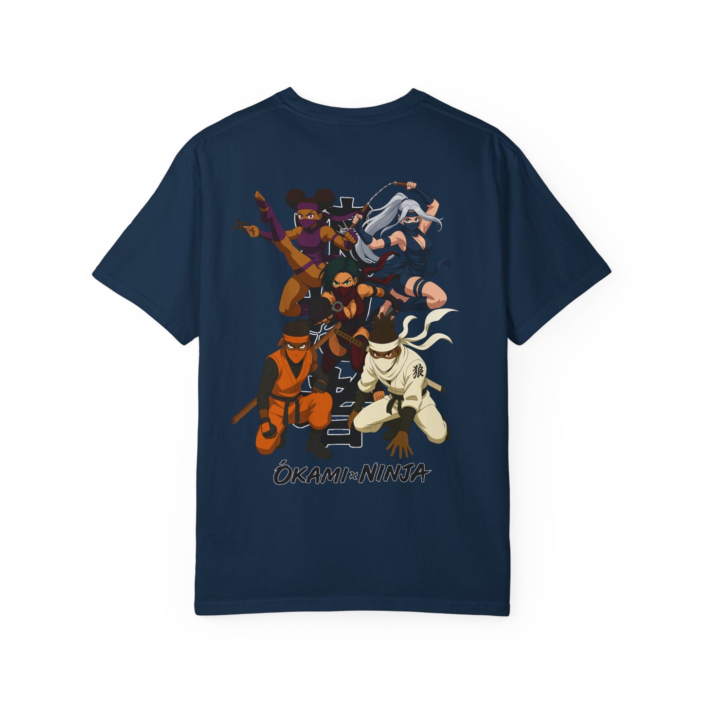 AniGame Original ~ “Ōkami Ninja” Unisex T-shirt - Anime Streetwear Casual Design