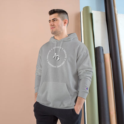AniGame X Champion Hoodie | Level Up Style, Cozy Streetwear, Perfect Gift for Friends, Relaxed Aesthetic, Casual Wear