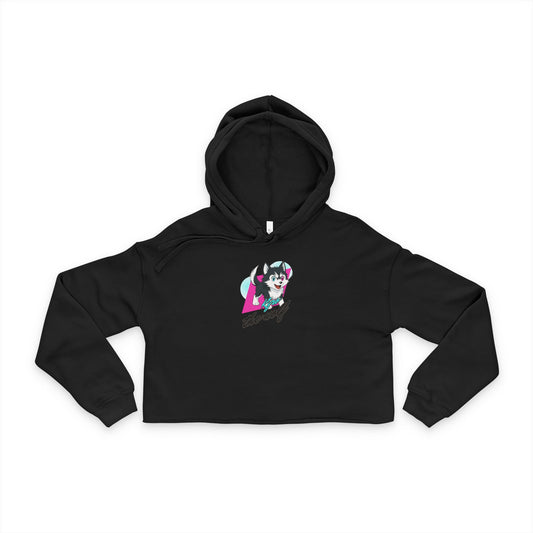 AniGame “Kyro The Wolf” Women's Cropped Hoodie