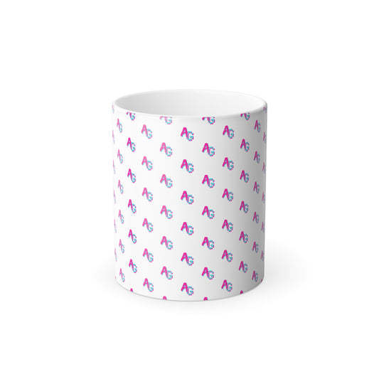 Color Morphing Mug, Customizable Coffee Cup, Unique Gift for Him/Her, Color Changing Beverage Mug, Personalized Hot or Cold Drinkware