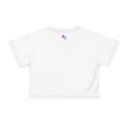 AniGame Original - “Kyro the Wolf” Crop Tee for Gamers | Cute Wolf Design | Perfect for Festivals, Twitch, Gifts, Summer Wear