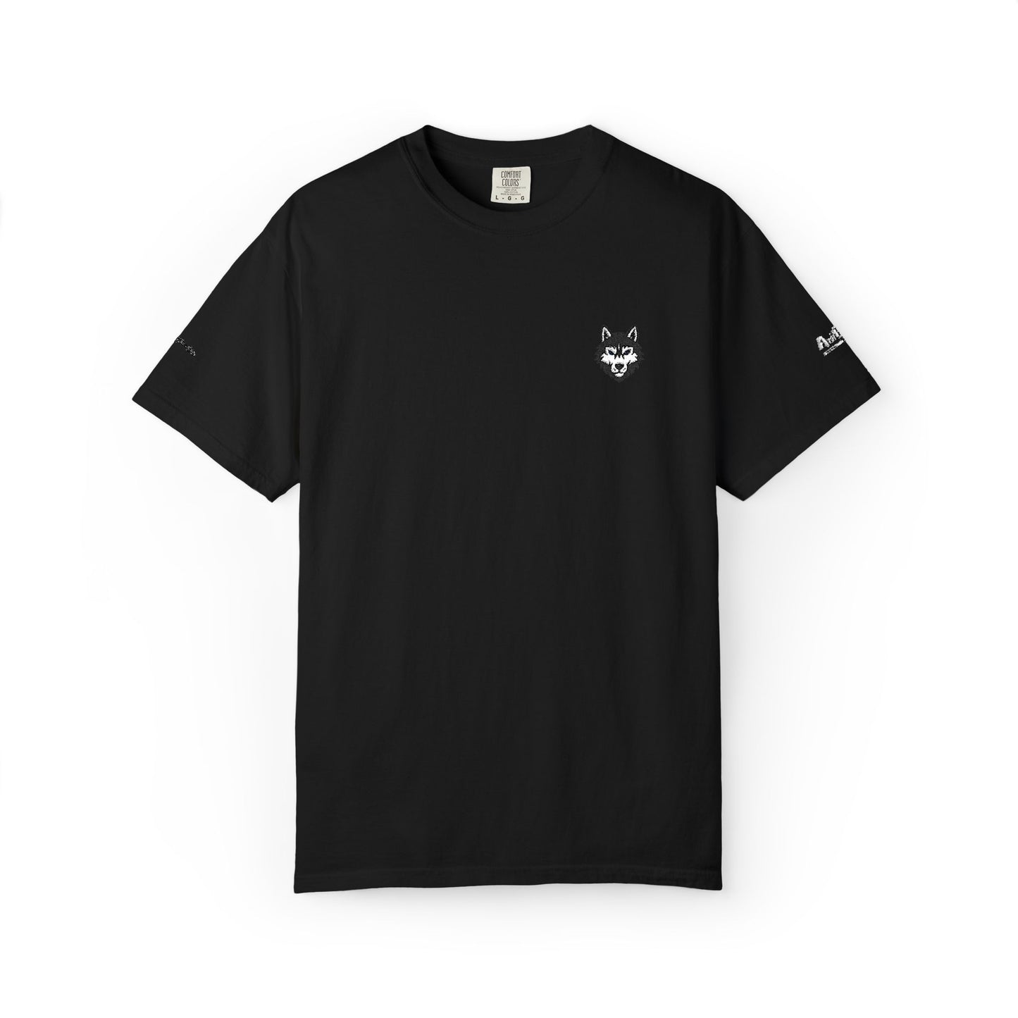 AniGame Original ~ “Kyro the Wolf” (Black and White Design) Short-Sleeve T-Shirt