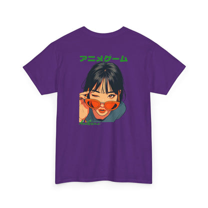 AniGame “Orange Wassup” T-Shirt , Vintage Anime Shirt, Unisex Cotton T-Shirt, Casual Graphic Wear