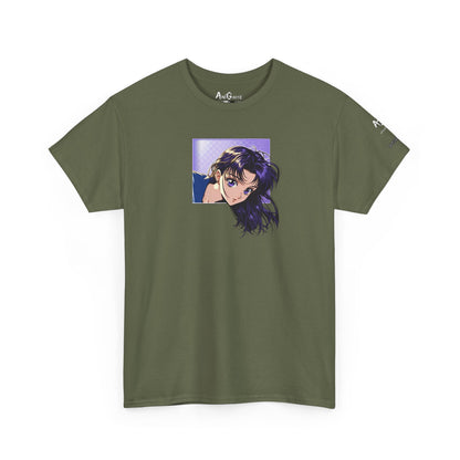 AniGame “Curious Purple” T-Shirt , Vintage Anime Shirt, Unisex Cotton T-Shirt, Casual Graphic Wear