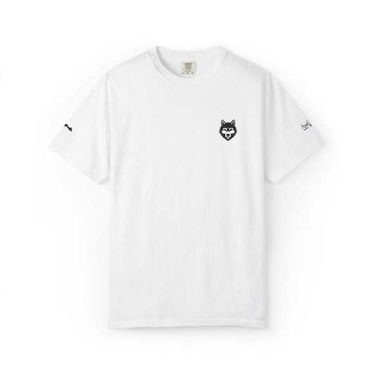 AniGame Original ~ “Kyro the Wolf” (Black and White Design) Short-Sleeve T-Shirt