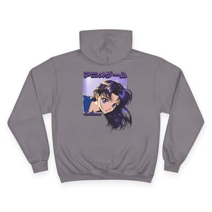 AniGame X Champion “CURIOUS PURPLE” Hoodie
