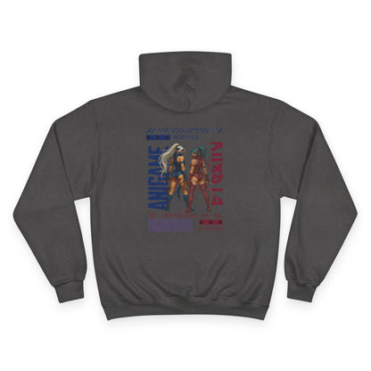 AniGame X Champion Hoodie | Level Up Style, Cozy Streetwear, Perfect Gift for Friends, Relaxed Aesthetic, Casual Wear