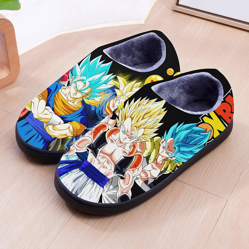Dragon Ball ~ Non-Slip Comfy House Slippers (High Back)