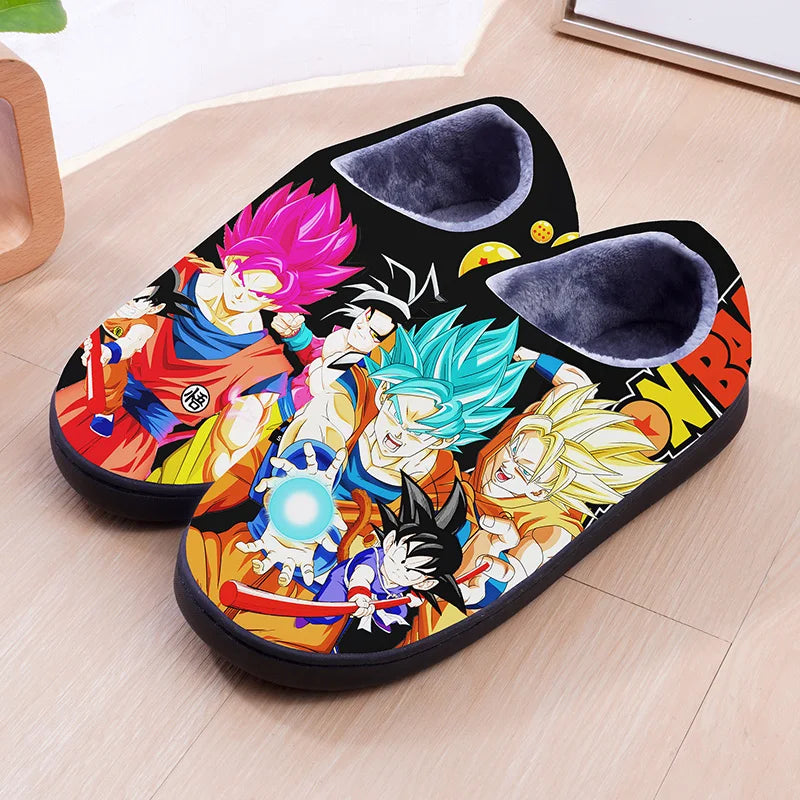 Dragon Ball ~ Non-Slip Comfy House Slippers (High Back)