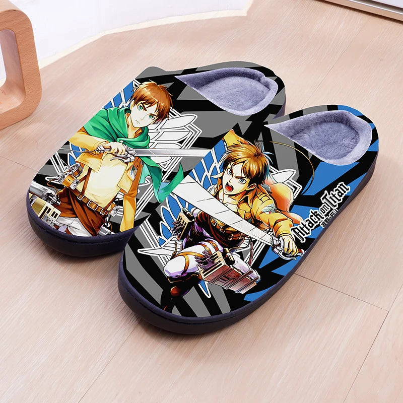 Attack on Titan ~ Non-Slip Comfy House Slippers (Low or High Backs)