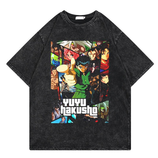 YuYu Hakusho ~ Vintage Washed T-Shirt