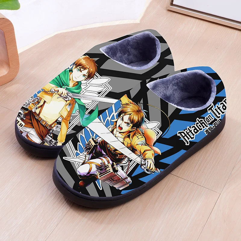 Attack on Titan ~ Non-Slip Comfy House Slippers (Low or High Backs)