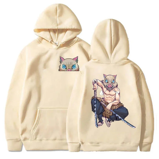 Demon Slayer ~ Inosuke Hashibira Hoodie