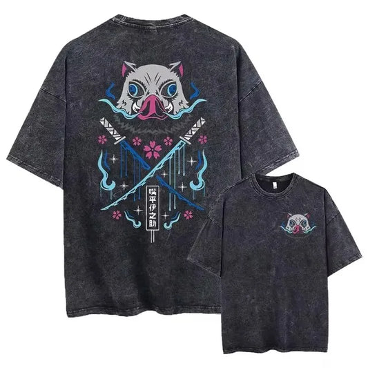 Demon Slayer ~ Vintage Washed T-Shirts