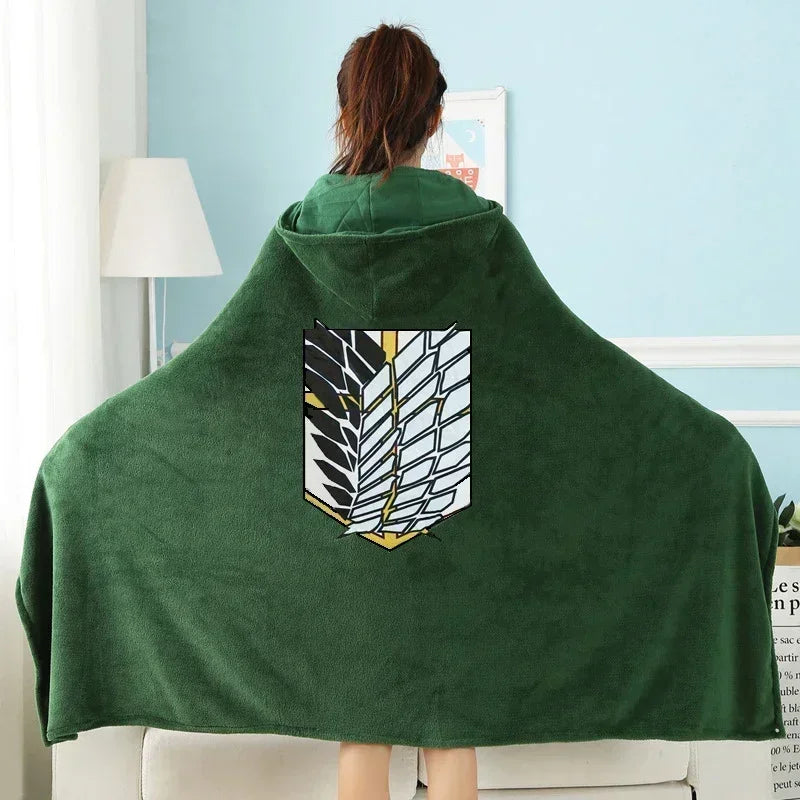Attack on Titan ~ Hoodie Blanket