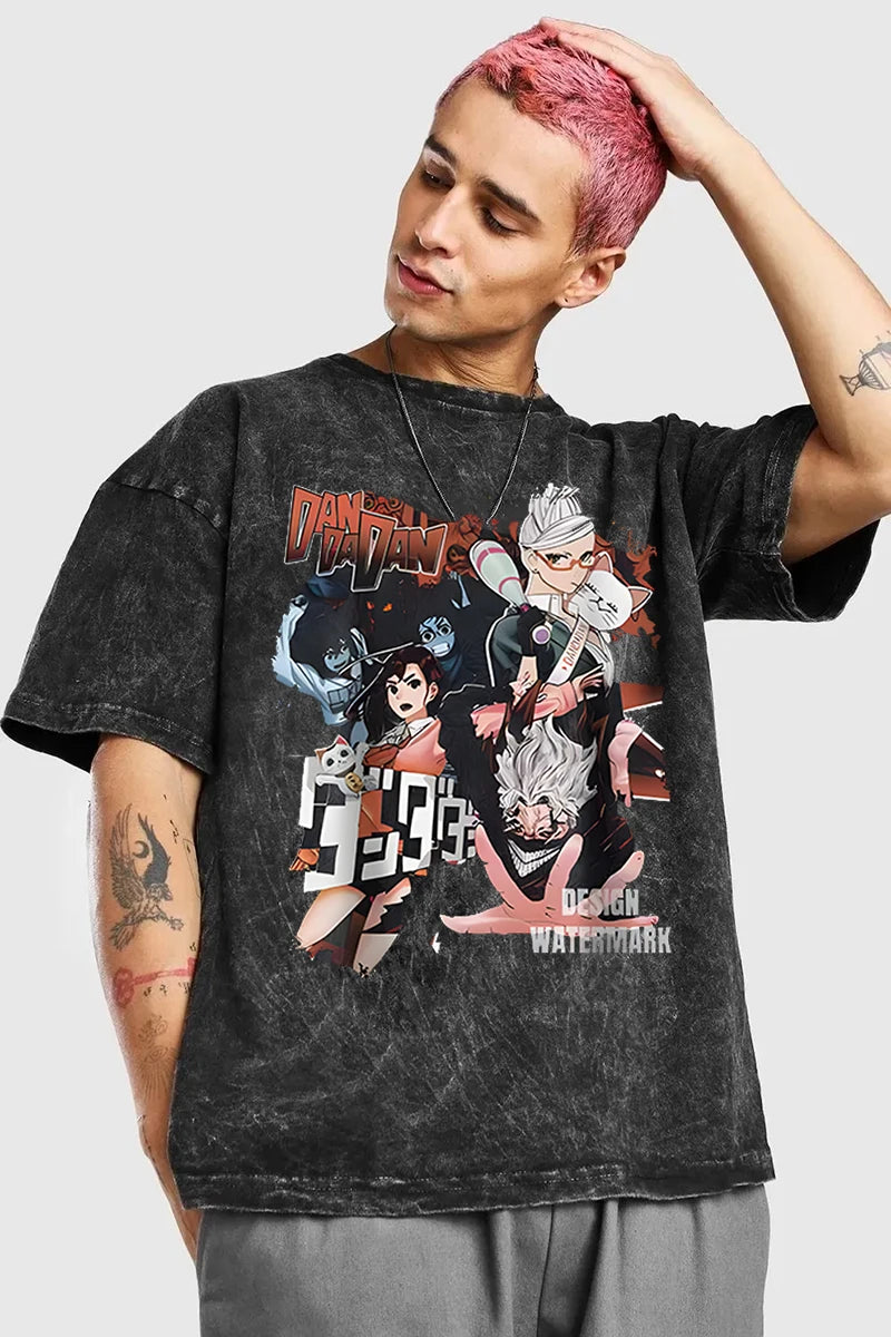 Dan Da Dan ~ Vintage Washed T-Shirts
