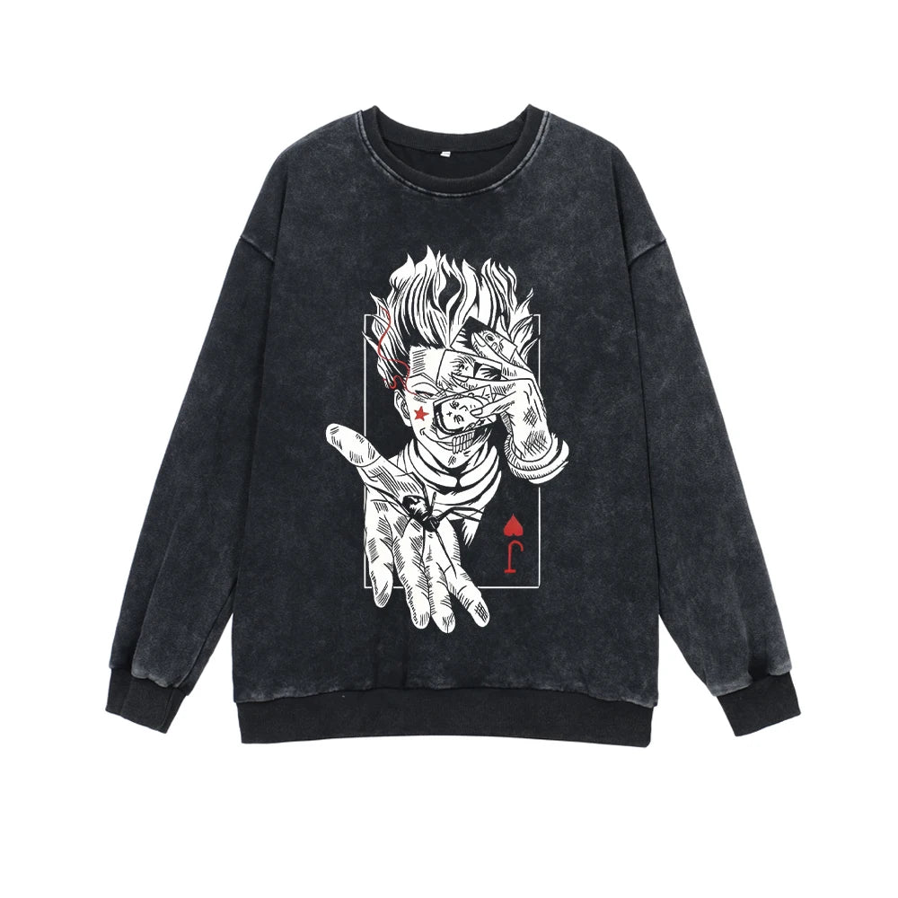 Hunter X Hunter ~ Vintage Washed Sweatshirt