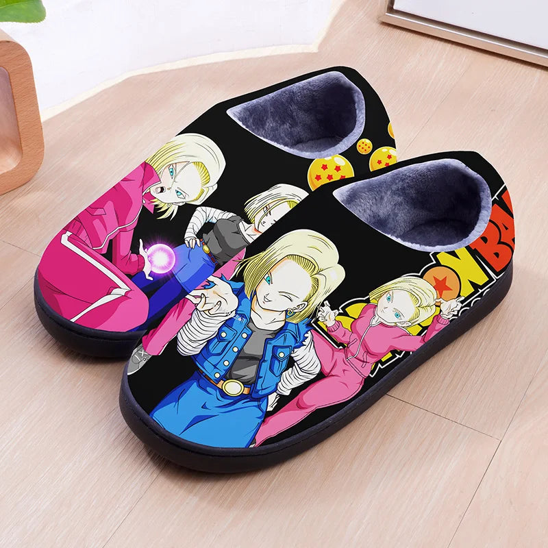 Dragon Ball ~ Non-Slip Comfy House Slippers (High Back)