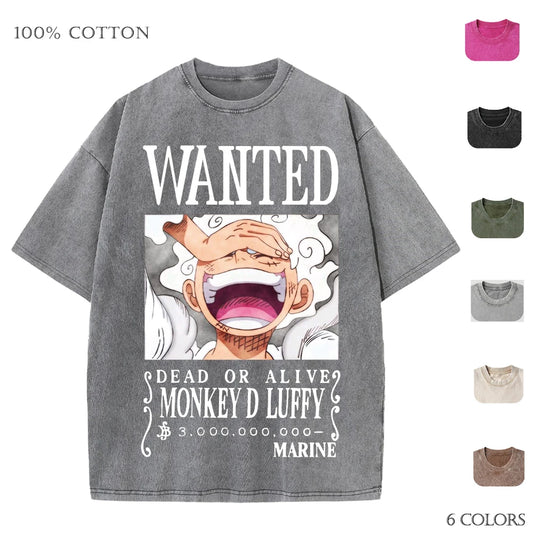 One Piece ~ Wanted: Luffy T-Shirt