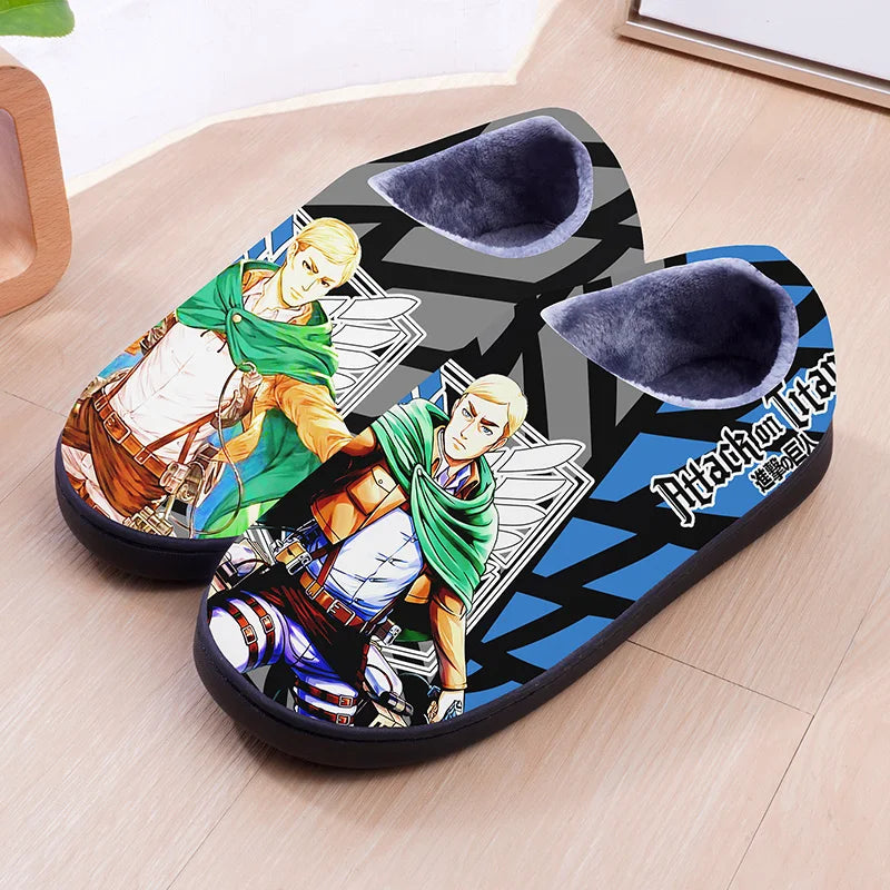 Attack on Titan ~ Non-Slip Comfy House Slippers (Low or High Backs)