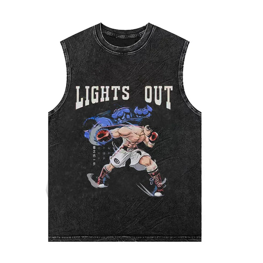 Hajime No Ippo ~ Vintage Washed Tank Top