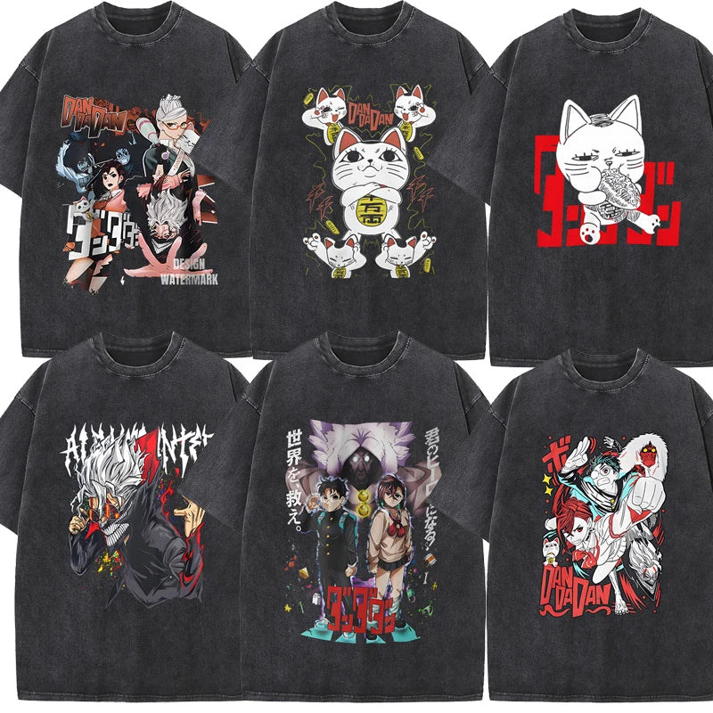 Dan Da Dan ~ Vintage Washed T-Shirts