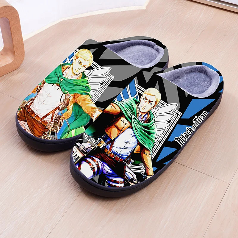 Attack on Titan ~ Non-Slip Comfy House Slippers (Low or High Backs)