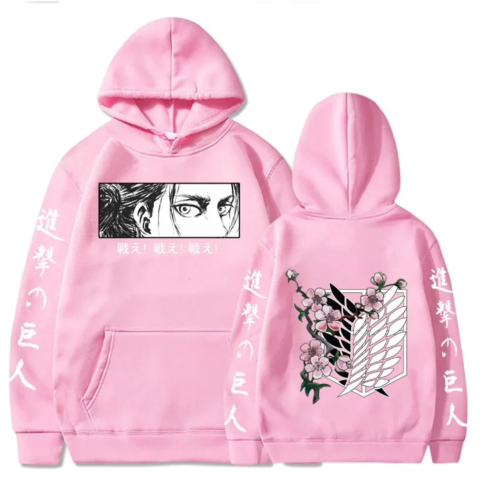 Attack On Titan ~ Captain Levi/Eren Yeager Hoodies