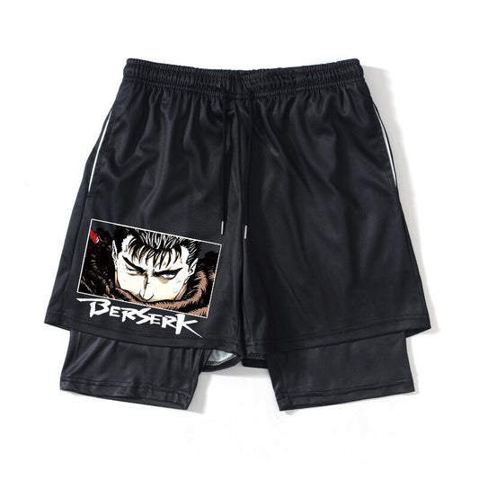 Berserk ~ Gym Shorts w/ Compression