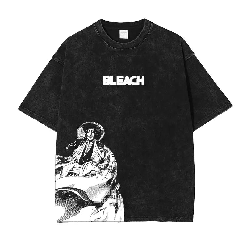 Bleach ~ Premium Vintage Washed Character T-Shirts (BLACK)
