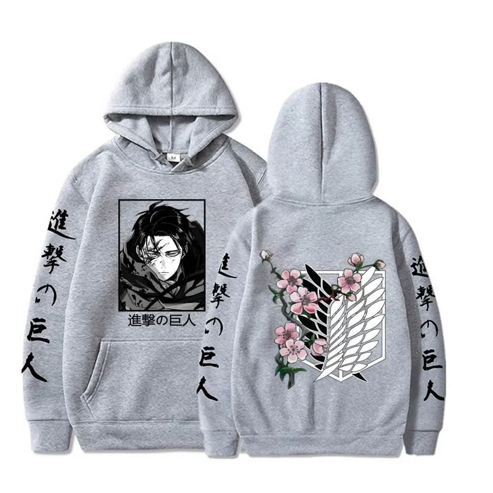 Attack On Titan ~ Captain Levi/Eren Yeager Hoodies