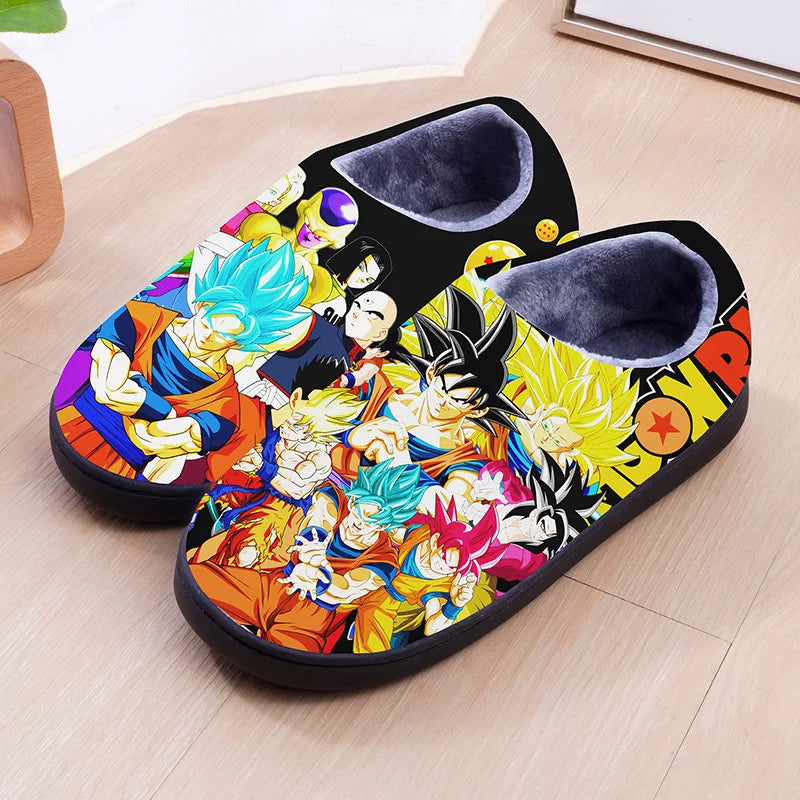 Dragon Ball ~ Non-Slip Comfy House Slippers (High Back)