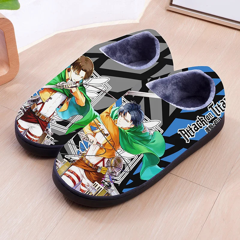 Attack on Titan ~ Non-Slip Comfy House Slippers (Low or High Backs)