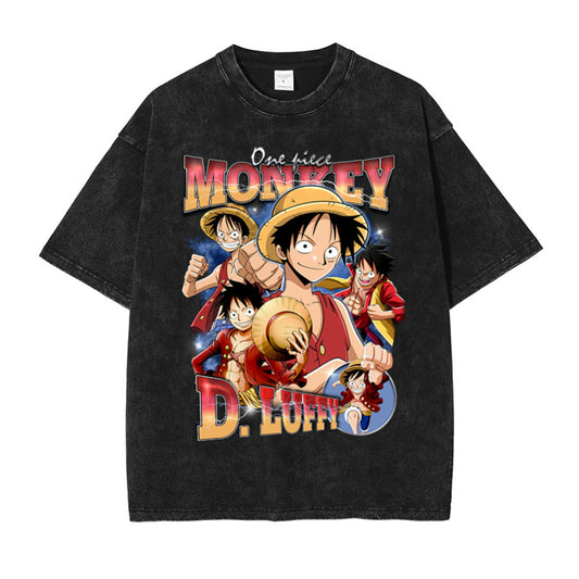 One Piece ~ T-Shirts (Vintage Black Wash & White)