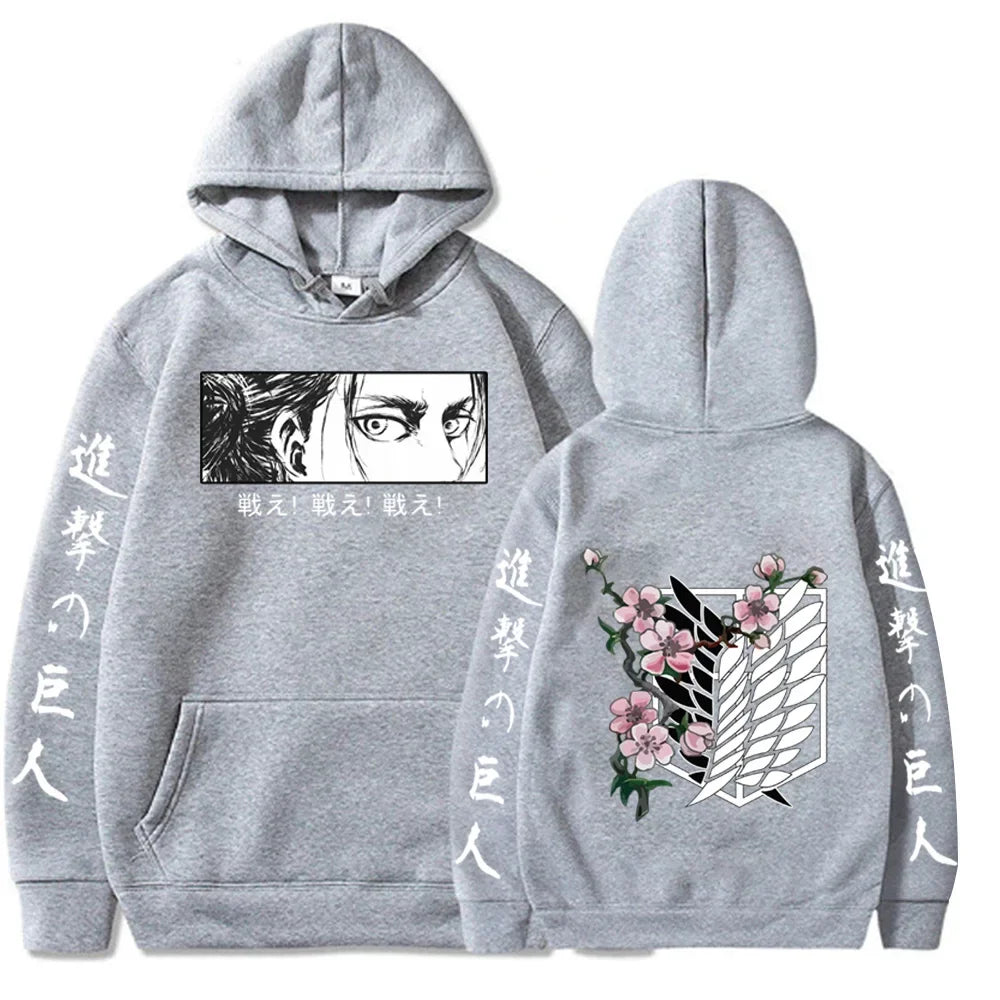 Attack On Titan ~ Captain Levi/Eren Yeager Hoodies