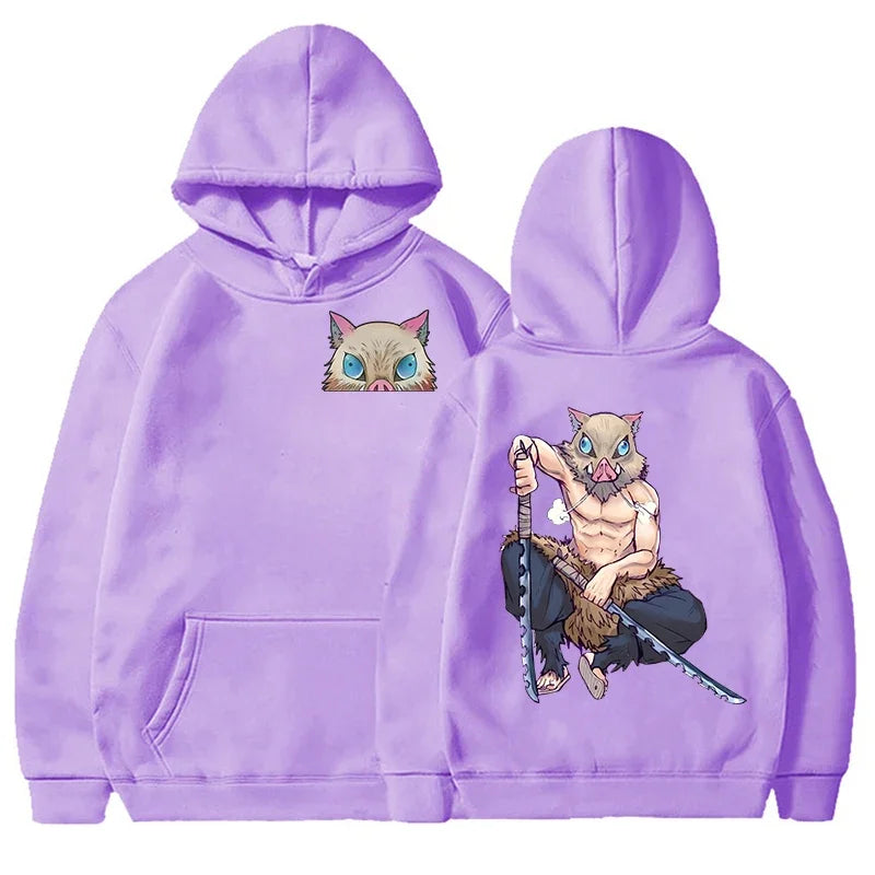 Demon Slayer ~ Inosuke Hashibira Hoodie