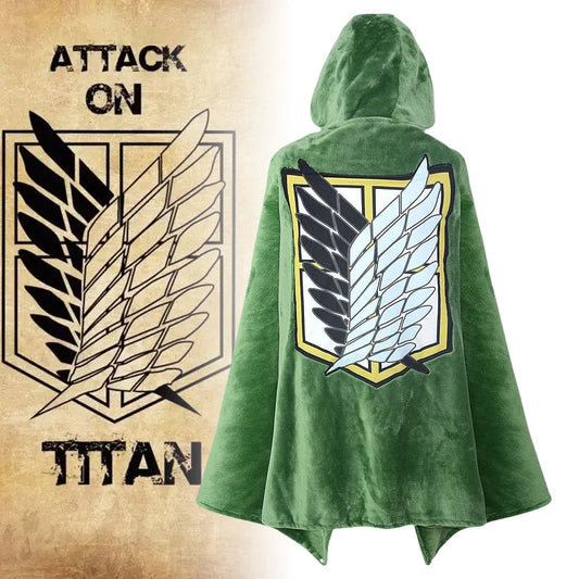 Attack on Titan ~ Hoodie Blanket