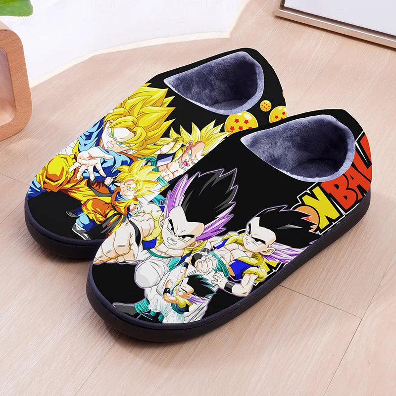 Dragon Ball ~ Non-Slip Comfy House Slippers (High Back)