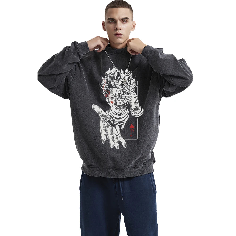 Hunter X Hunter ~ Vintage Washed Sweatshirt