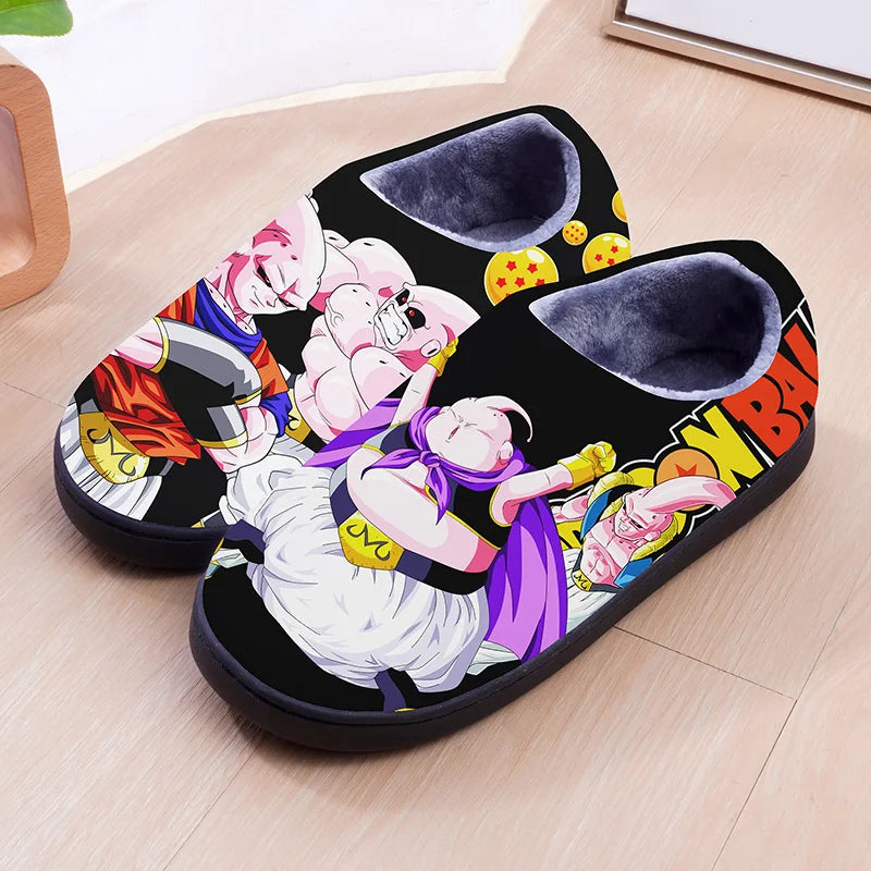 Dragon Ball ~ Non-Slip Comfy House Slippers (High Back)