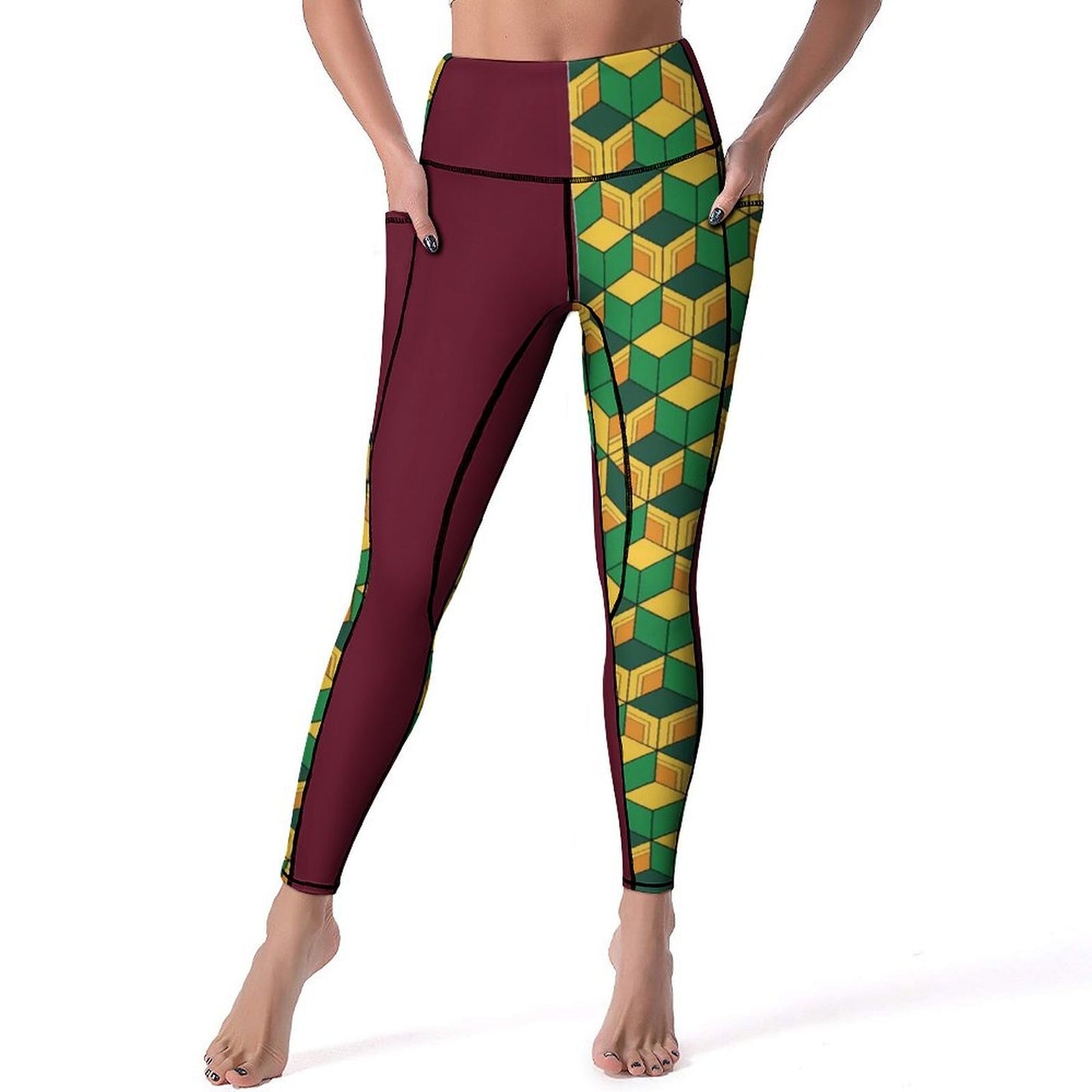 Demon Slayer ~ Leggings w/ Pockets