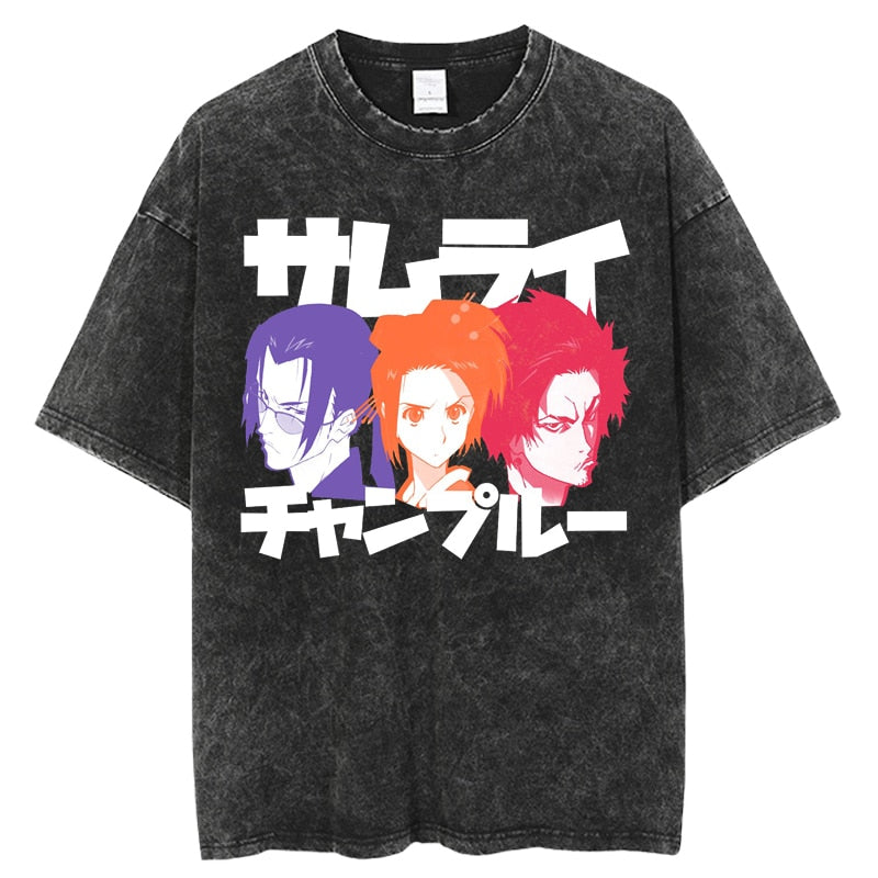 Samurai Champloo ~ Vintage Washed T-Shirts