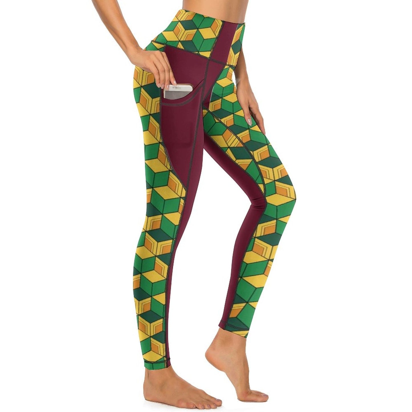Demon Slayer ~ Leggings w/ Pockets